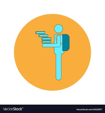 Back to School and Education Flat Design vector image