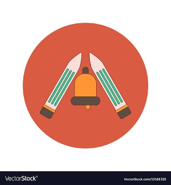 Back to School and Education Flat Design vector image