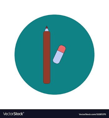 Back to School and Education Flat Design vector image