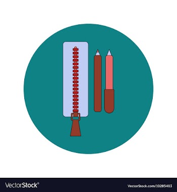 Back to School and Education Flat Design vector image