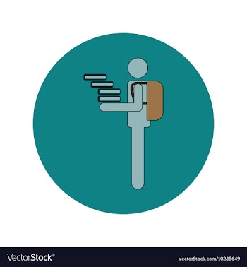 Back to School and Education Flat Design vector image