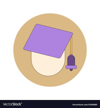 Back to school and education flat design vector image