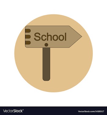 Back to school and education flat design vector image