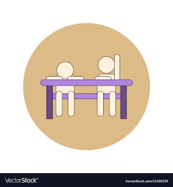 Back to school and education flat design vector image