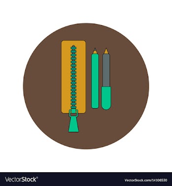 Back to school and education flat design vector image