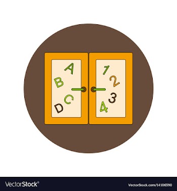 Back to school and education flat design vector image