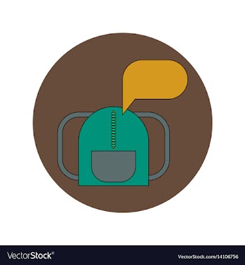 Back to school and education flat design vector image