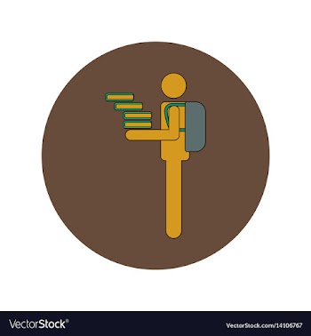 Back to school and education flat design vector image