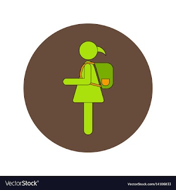 Back to school and education flat design vector image