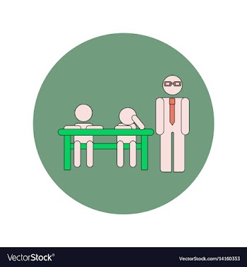Back to school and education flat design vector image