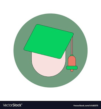 Back to school and education flat design vector image