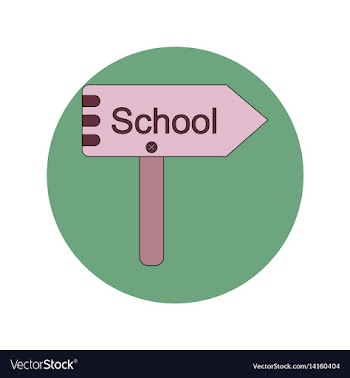 Back to school and education flat design vector image