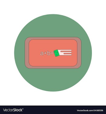 Back to school and education flat design vector image