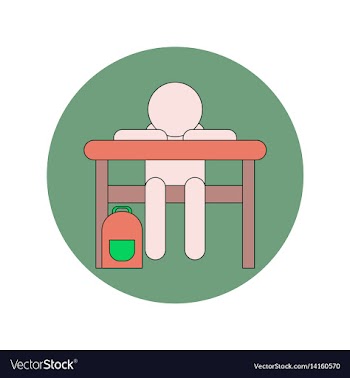 Back to school and education flat design vector image