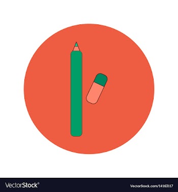 Back to school and education flat design vector image