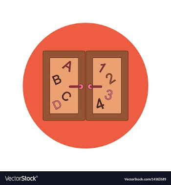 Back to school and education flat design vector image