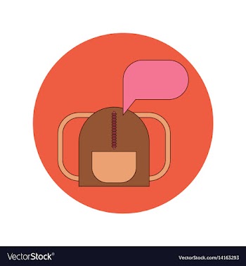 Back to school and education flat design vector image