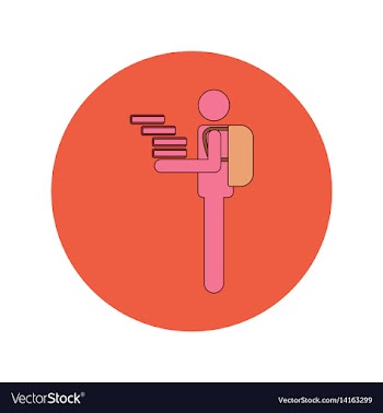 Back to school and education flat design vector image