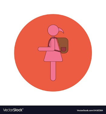 Back to school and education flat design vector image