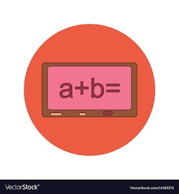 Back to school and education flat design vector image