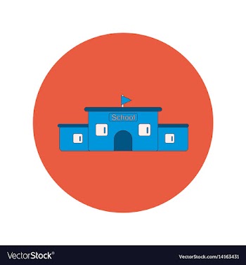 Back to school and education flat design vector image