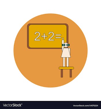 Back to school and education flat design vector image