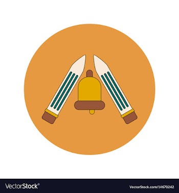 Back to school and education flat design vector image