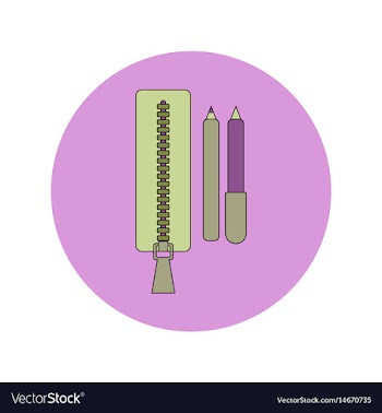 Back to school and education flat design vector image