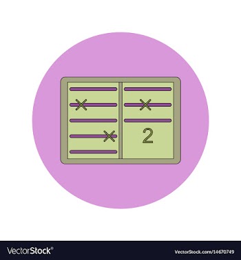 Back to school and education flat design vector image