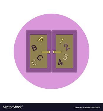 Back to school and education flat design vector image