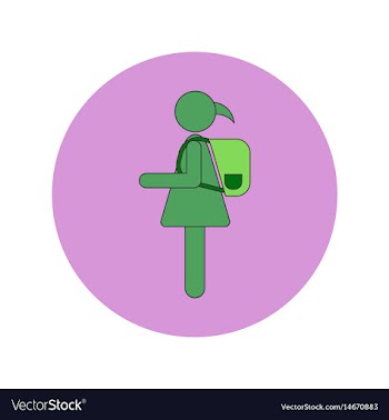 Back to school and education flat design vector image