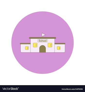 Back to school and education flat design vector image