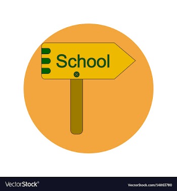 Back to school and education flat design vector image