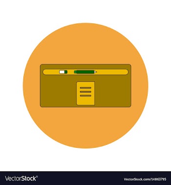 Back to school and education flat design vector image