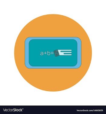 Back to school and education flat design vector image