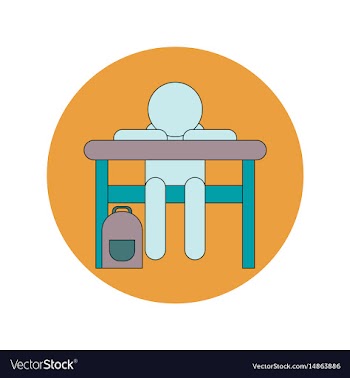 Back to school and education flat design vector image