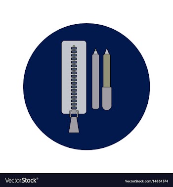 Back to school and education flat design vector image