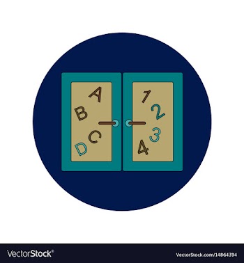 Back to school and education flat design vector image