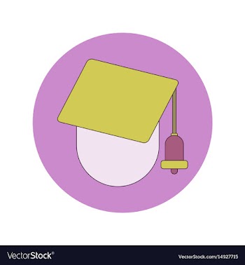 Back to school and education flat design vector image