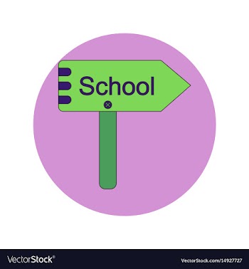 Back to school and education flat design vector image
