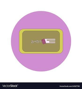 Back to school and education flat design vector image