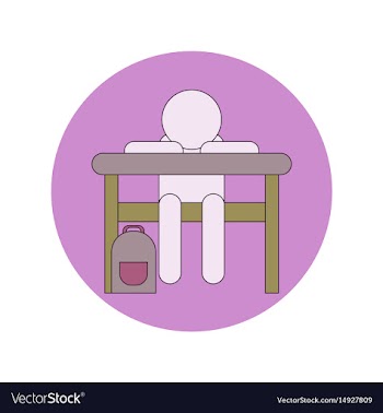 Back to school and education flat design vector image