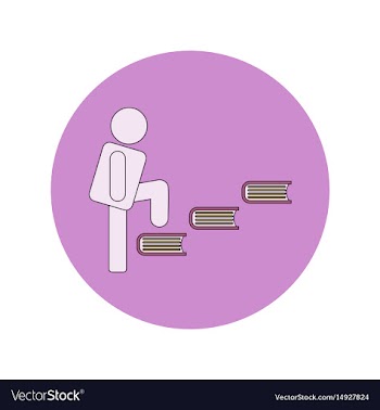Back to school and education flat design vector image