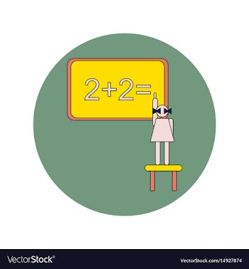 Back to school and education flat design vector image