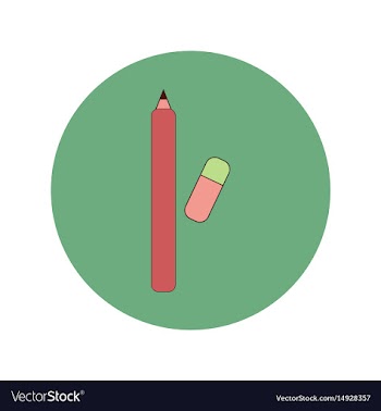 Back to school and education flat design vector image