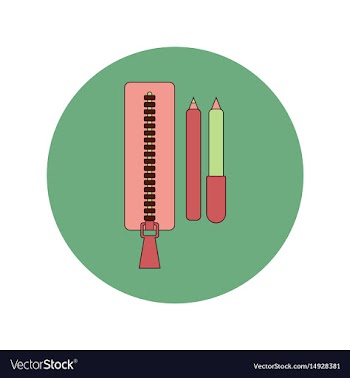 Back to school and education flat design vector image