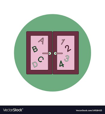 Back to school and education flat design vector image