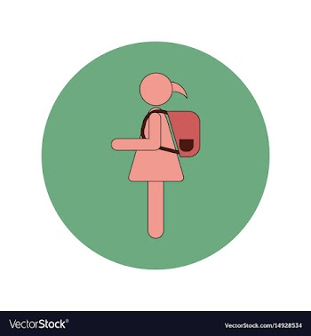 Back to school and education flat design vector image