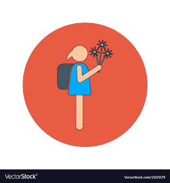 Back to school and education flat design vector image