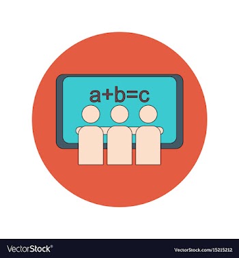 Back to school and education flat design vector image